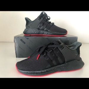 adidas Eqt Support Shoe Black Red Carpet AUTH.